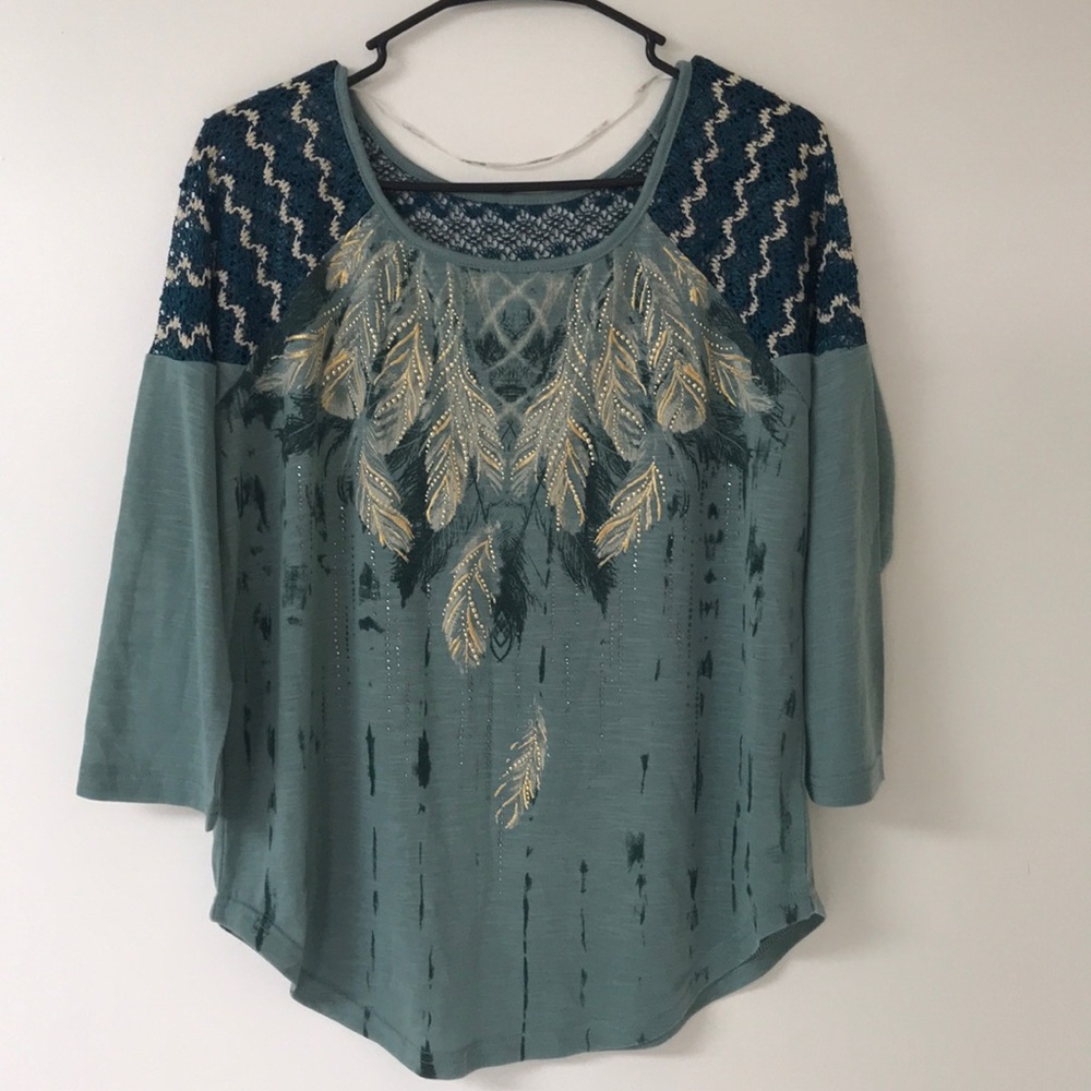 Turquoise Blouse